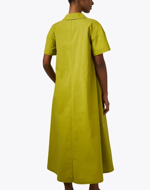 Green Cotton Polo Dress