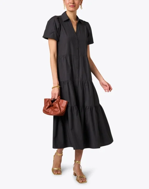 Havana Black Midi Dress