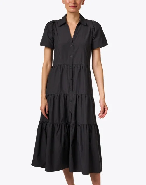 Havana Black Midi Dress