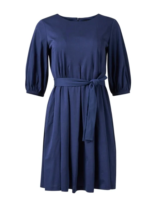 Jumbo Navy Cotton Dress