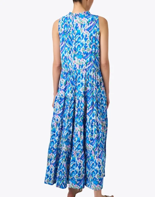 Kaia Blue Print Dress