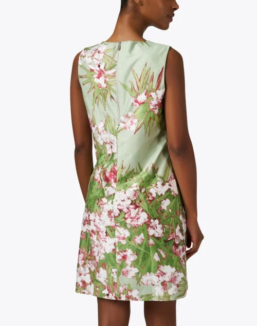 Liguria Green Floral Cotton Dress