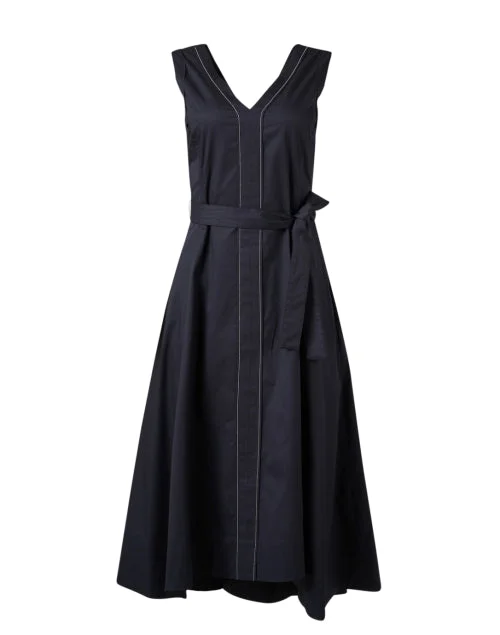 Navy Cotton Dress