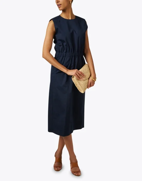 Navy Cotton Dress