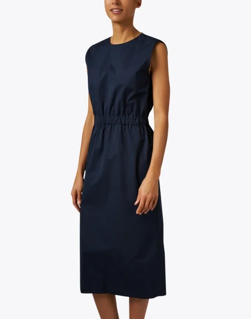 Navy Cotton Dress