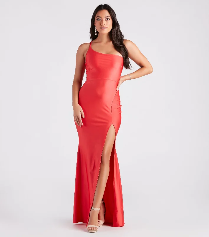 Stacey Formal One-Shoulder Mermaid Dress