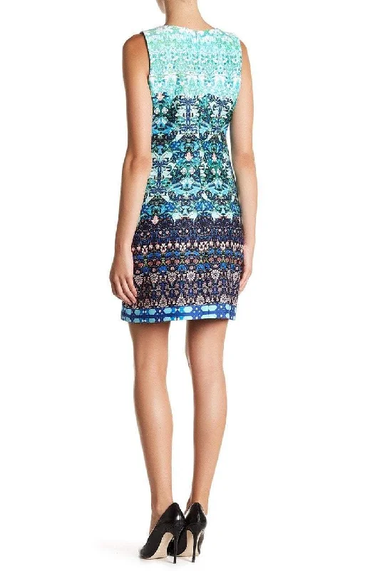 Taylor - 9173MJ Multi-Print Scuba Dress