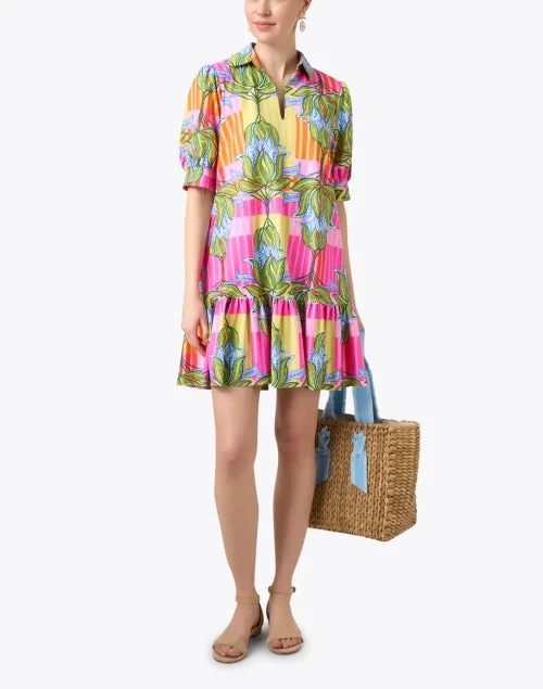 Tierney Multi Lotus Print Dress