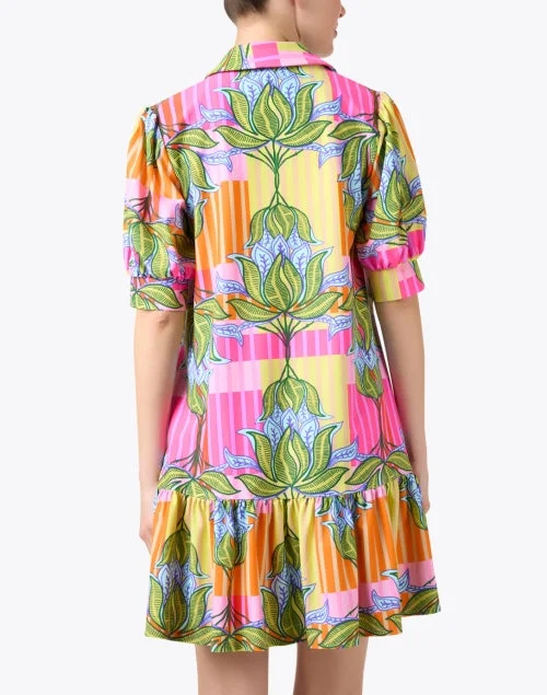 Tierney Multi Lotus Print Dress