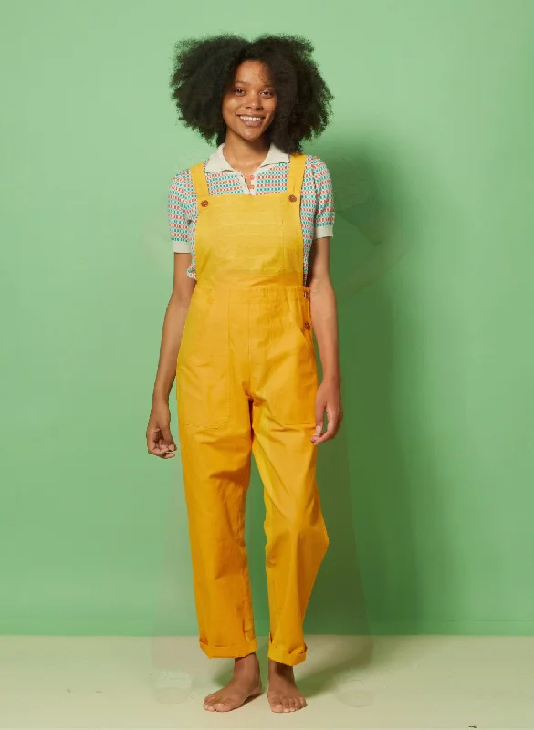 Bonnie Dungarees - Mustard Yellow