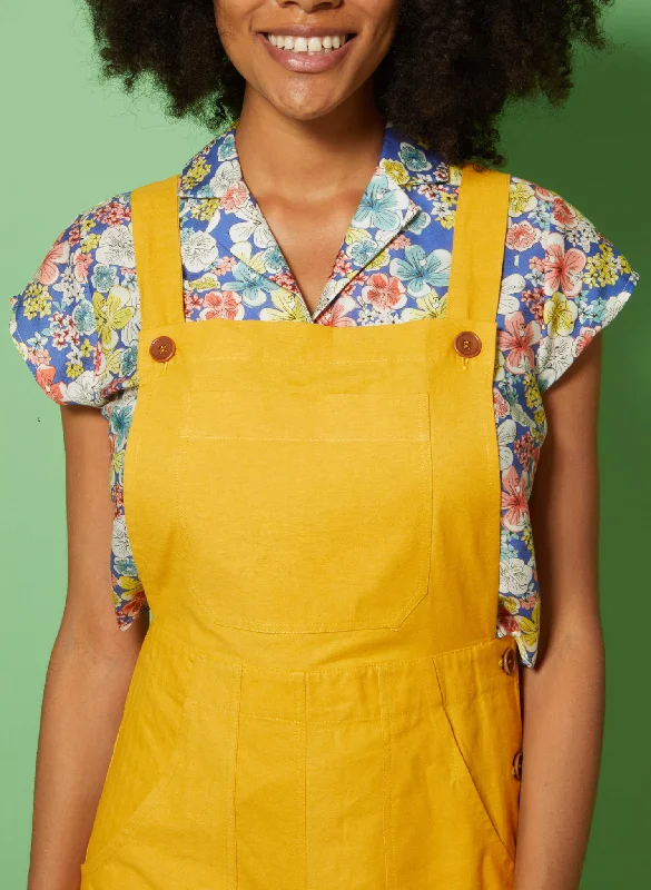 Bonnie Dungarees - Mustard Yellow