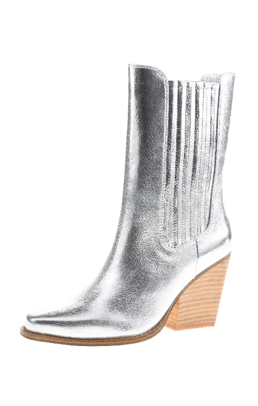 Cali Casual Boot ~ Metallic Silver