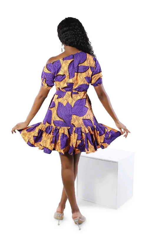 Emilia African Print Dress