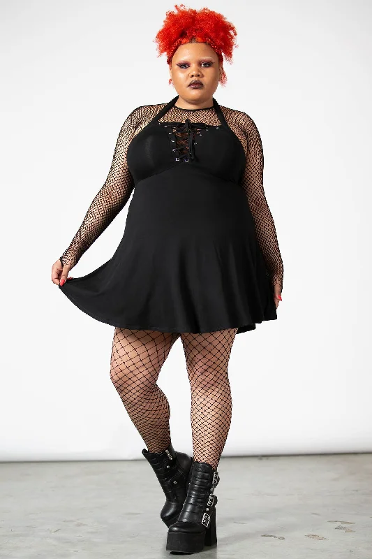 Gothica Halter Dress [PLUS]