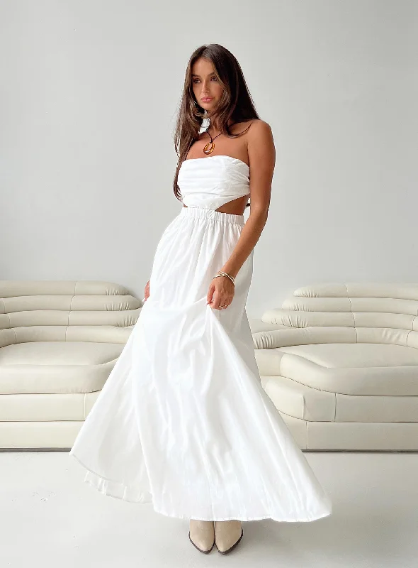 Jessia Maxi Dress White