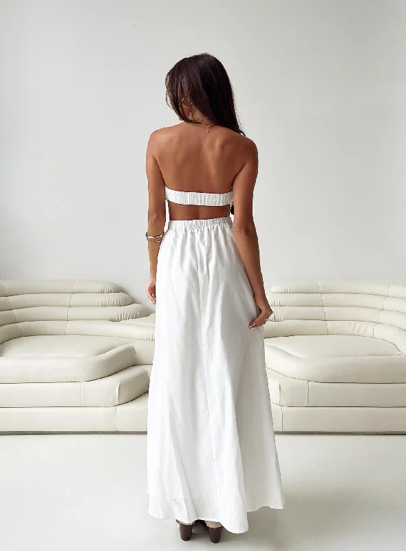 Jessia Maxi Dress White