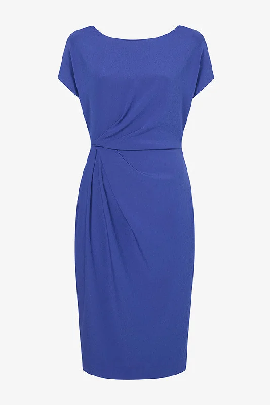 Jillian Dress - Eco Heavy Soft Wave :: Royal Blue