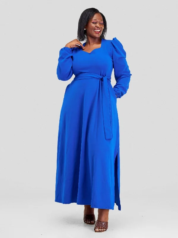 Lucille Couture Ayla Maxi Dress - Blue