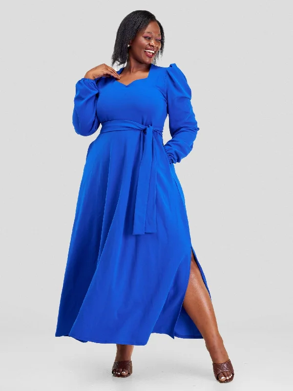 Lucille Couture Ayla Maxi Dress - Blue