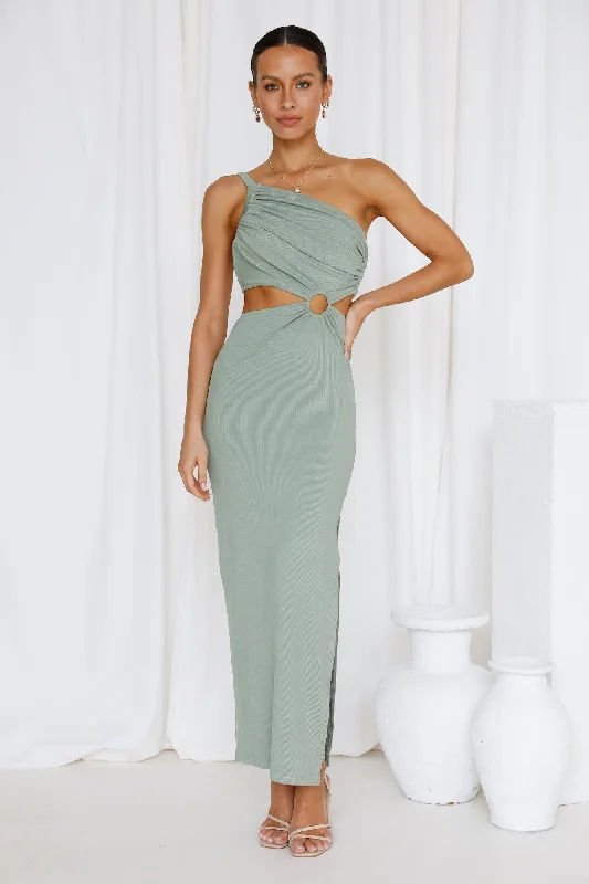 Sandy Retreats Maxi Dress Green