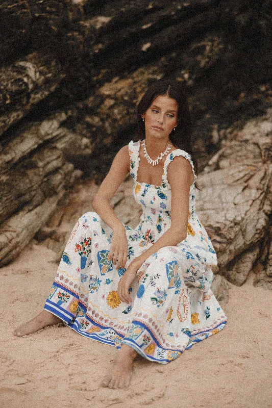 Serafina Maxi Dress - Portofino