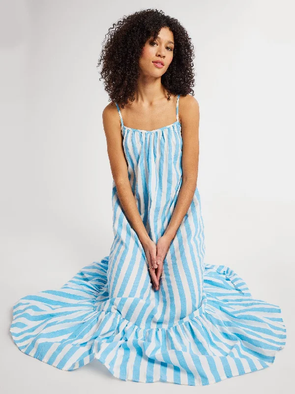 Sienna Dress in Atoll Stripe