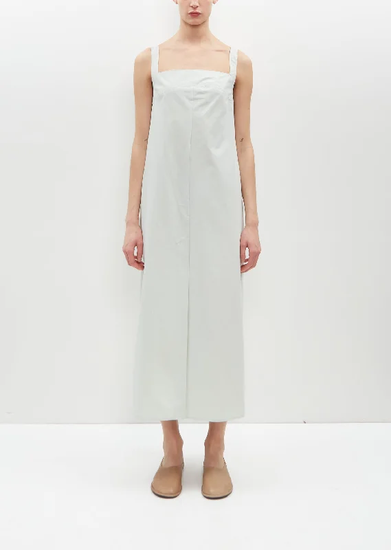 Makeen Poplin Dress — Powder Green