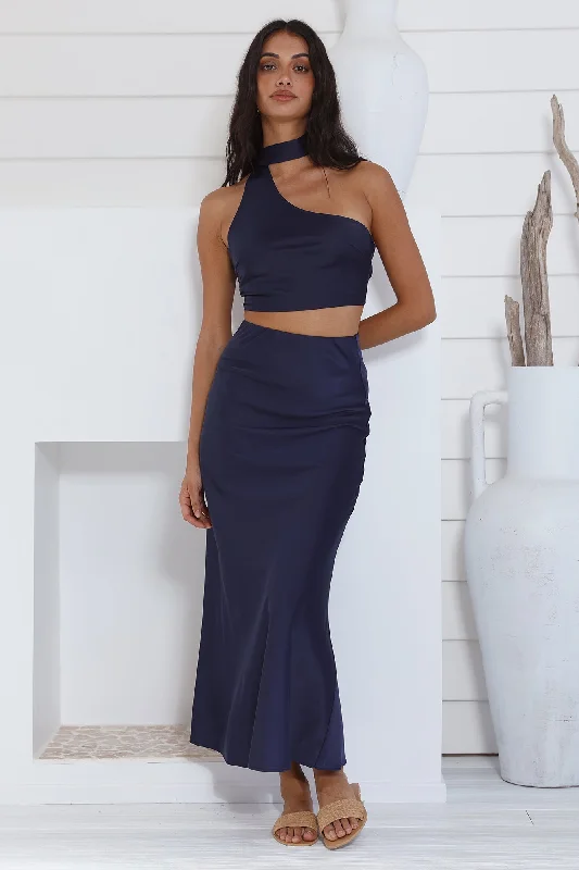 Astraea Maxi Skirt Blue