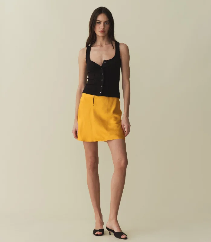 GIULIETTA SKIRT -- GOLDENROD