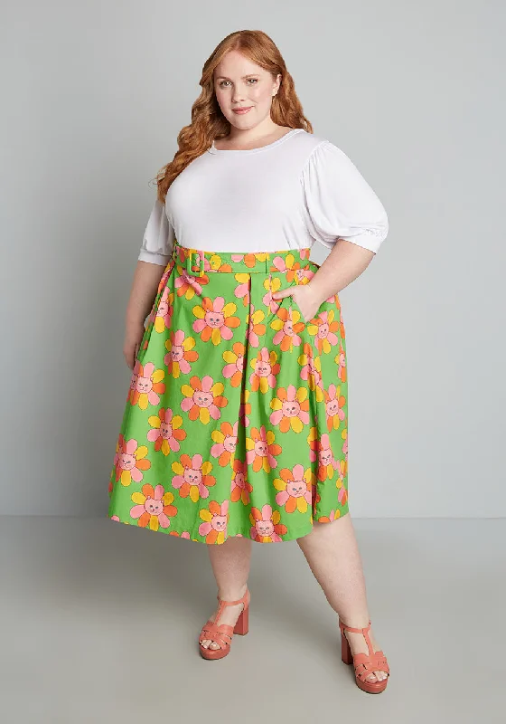 ModCloth x Marisol Muro Properly Preened A-Line Skirt