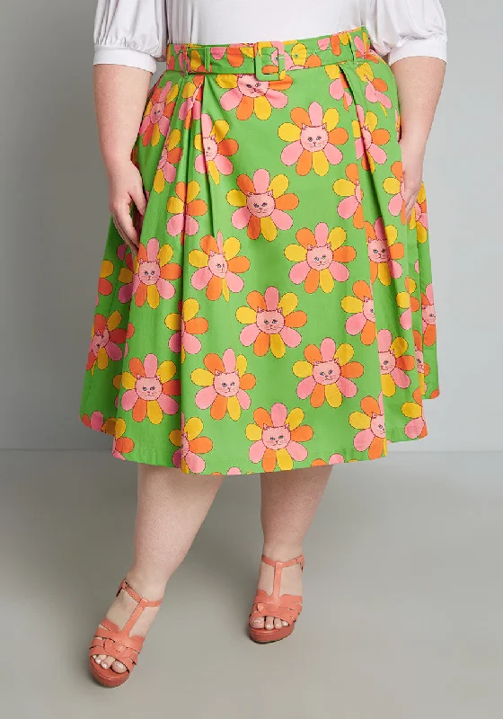 ModCloth x Marisol Muro Properly Preened A-Line Skirt