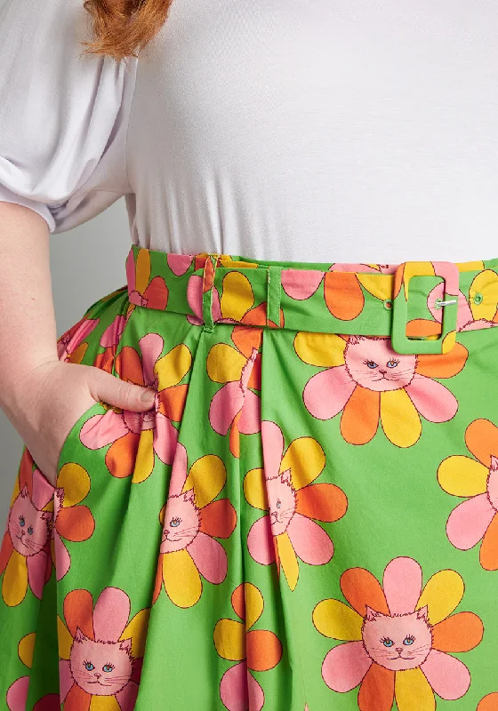 ModCloth x Marisol Muro Properly Preened A-Line Skirt