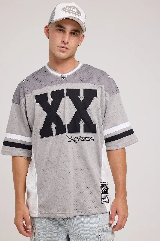 Neovision Touchdown V Neck Jersey Grey