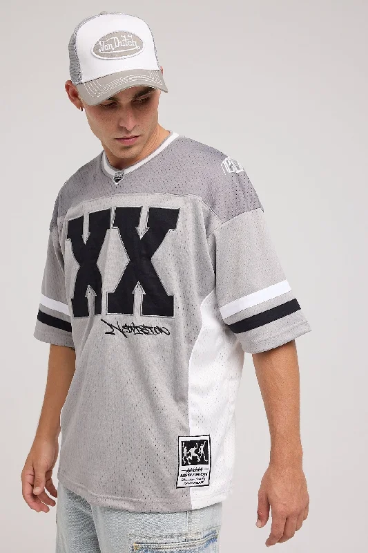 Neovision Touchdown V Neck Jersey Grey