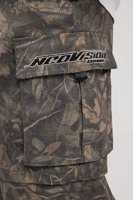 Neovision Zip Off Parachute Cargo Pant Tree Camo