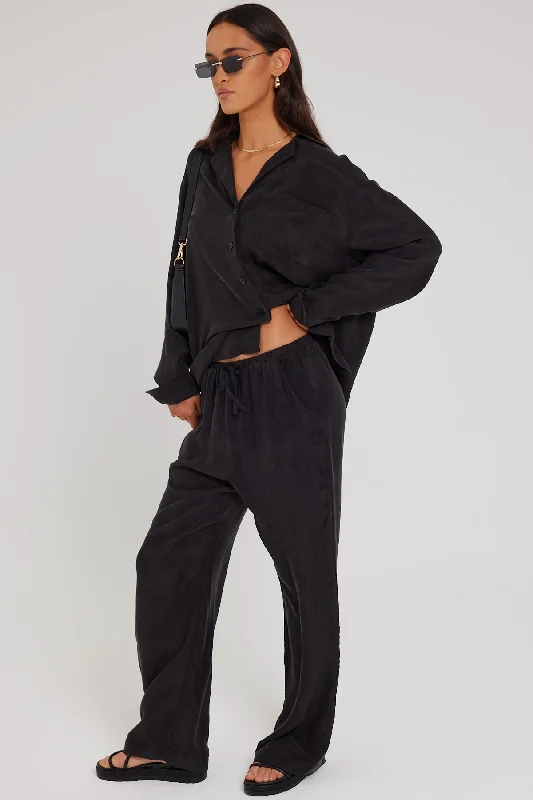 Perfect Stranger Ace Cupro Pant Black