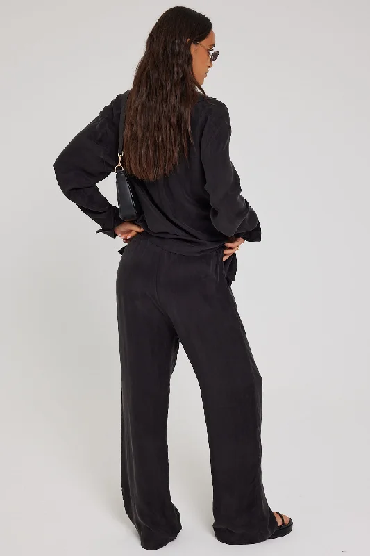 Perfect Stranger Ace Cupro Pant Black