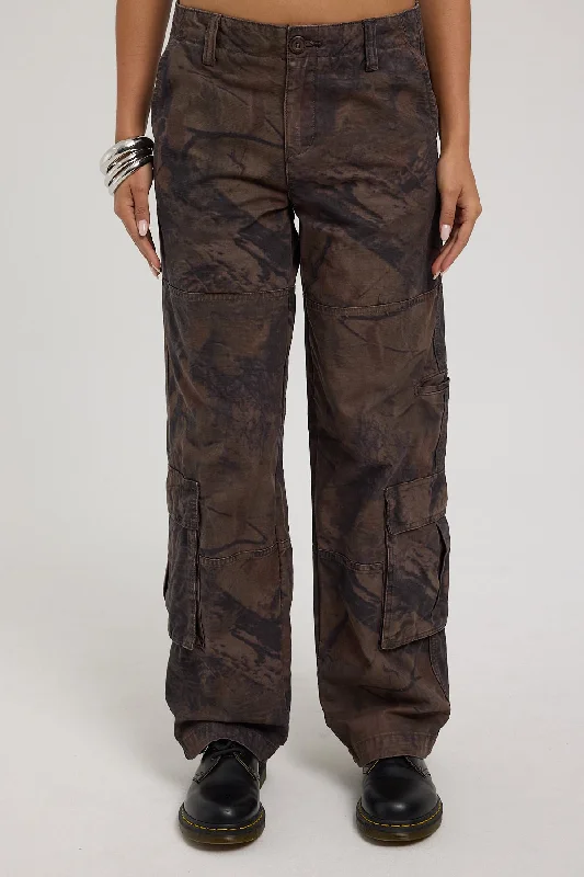 Worship The Woods Cargo Pant Camo